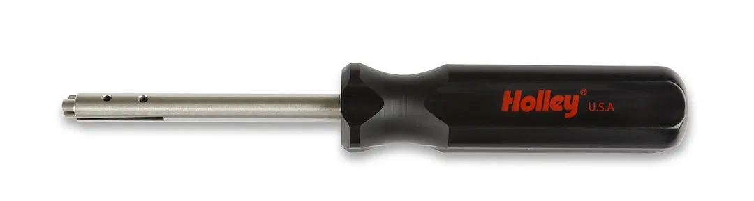 26-68 – HOLLEY Carburetor Metering Jet Removal Tool, Long Design Black and Red Handle With Steel Driver